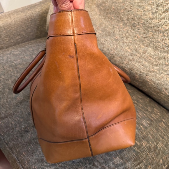 COACH MBK Weekend Tote, Lighter Brown Leather (Authentic Pre-Owned) - Picture 4 of 12